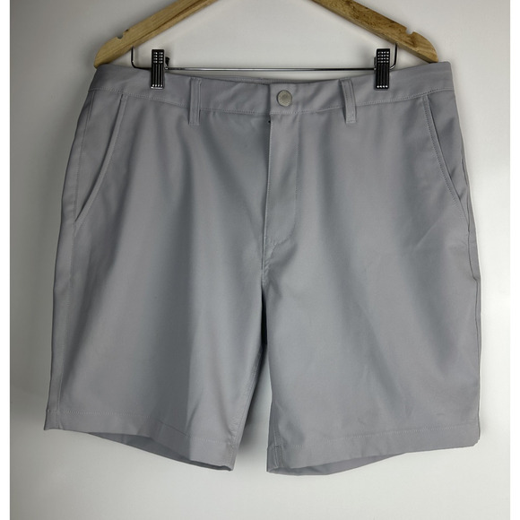 Bonobos Golf 8" Shorts Mens 36 Gray Flex Stretch Performance Wicking Breathable - Picture 9 of 9